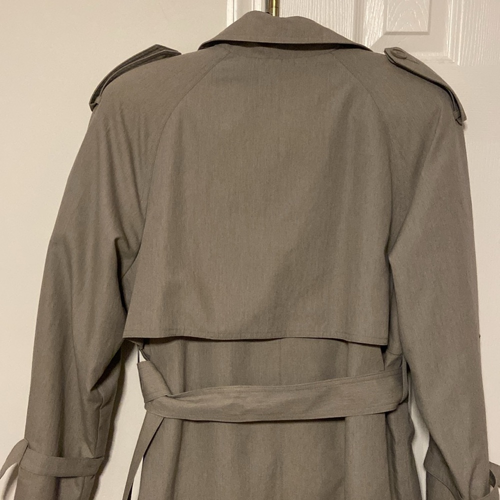 Vintage London Fog trench coat Ashley khaki coat Sz 10 & fits M - L - Picture 8 of 16